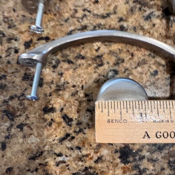 Satin Nickel Cabinet Knobs & Handles Set 11 Knobs & 3 Handles - Picture 8 of 13